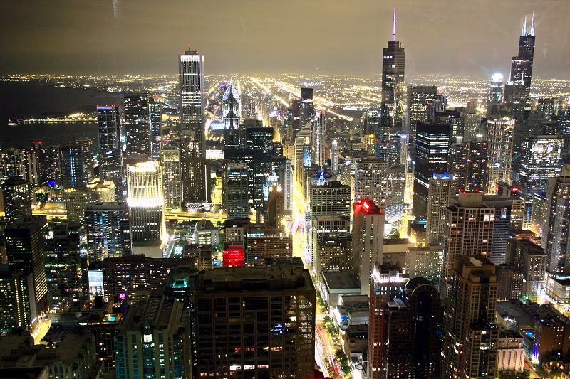 ［遊記篇］ 芝加哥：全美最佳建築城市夜景☆約翰漢考克中心（John Hancock）