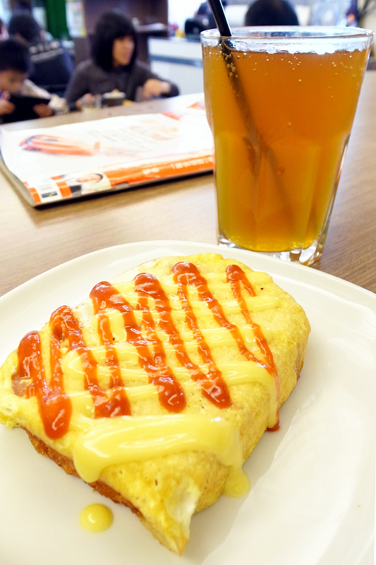 【板橋】：向陽晨間飲食館 ♥ 非吃不可牽絲薯餅塔，好吃程度不容小覷