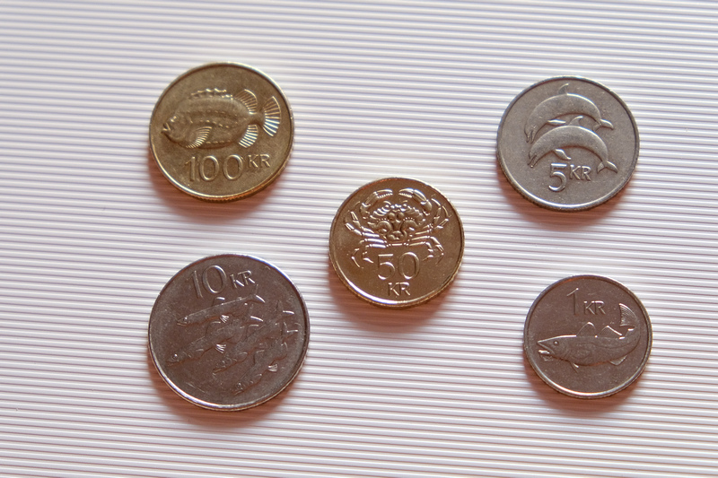【冰島貨幣換錢】超吸睛！冰島克朗硬幣全是海洋生物 (含Landsbankinn銀行位置)