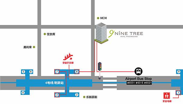 【韓國首爾】明洞九樹酒店：地段激強又平價，下樓鬧區秒逛街CP