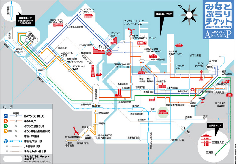 橫濱觀光巴士路線