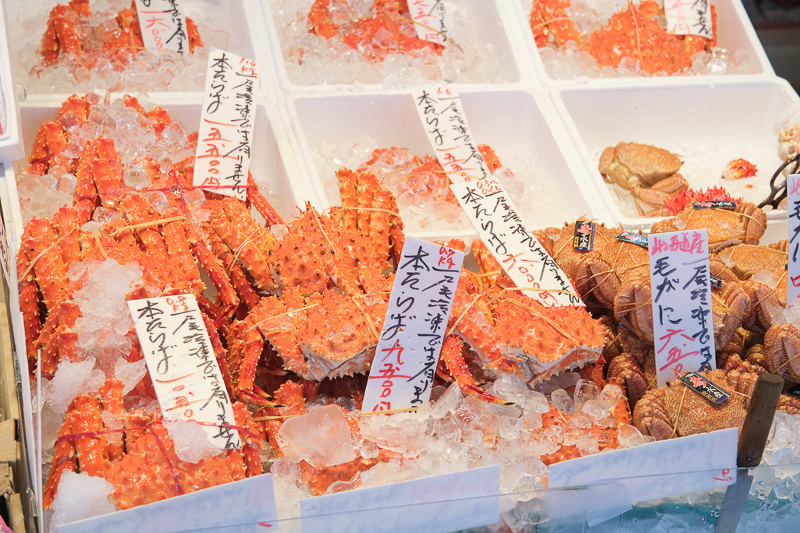 【札幌二條市場必吃】2024二條市場美食必買推薦，帝王蟹海鮮