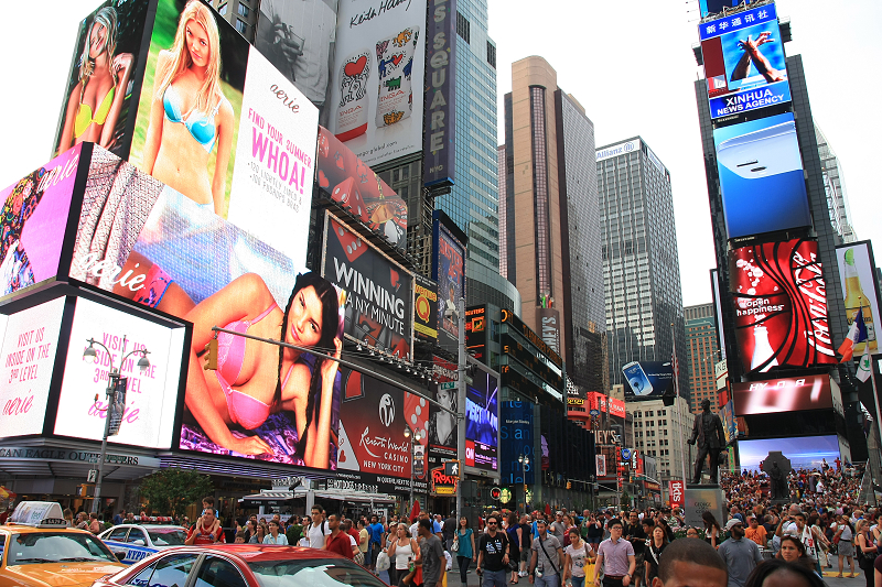 【紐約】時代廣場Times Square：跨年倒數必去，世界的十字路口超精彩