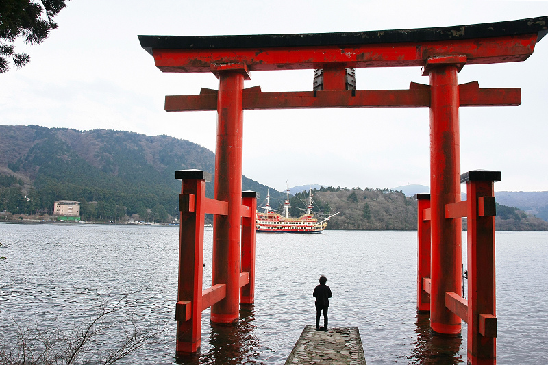 ［遊記篇］ 箱根：水上鳥居獨具一格☆箱根神社