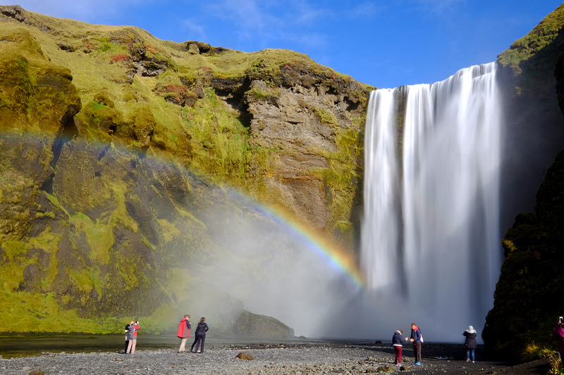 【冰島】彩虹瀑布Skogafoss：斯科加爾瀑布《白日夢冒險王》場景好驚艷