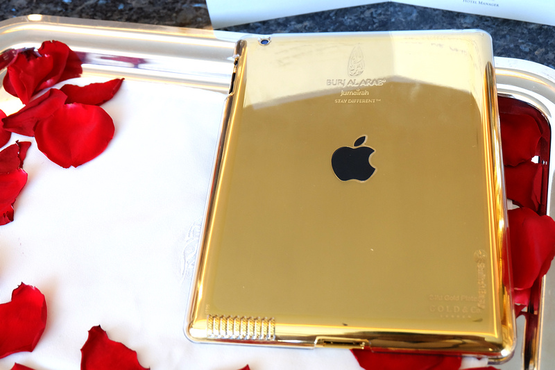 【杜拜住宿推薦】：帆船飯店設備特蒐Burj Al Arab ♥ 從未見過的黃金iPad是首冠，蘋果迷一定要看