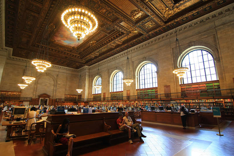 【紐約】公共圖書館 New York Public Library：美國最大！電影明天過後場景